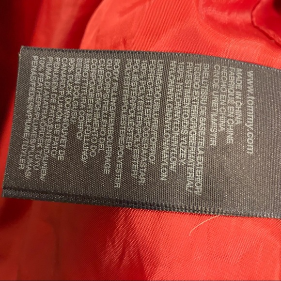 TOMMY HILFIGER Sz 3X Packable Light Weight Down Coat Jacket with Pouch - Picture 6 of 8